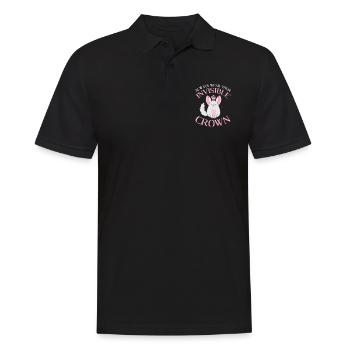 Chinchilla - Männer Poloshirt - Schwarz - Vorne - Kai (181cm)