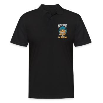 Retraite du café - Polo Homme - noir - Devant - Kai (181cm)