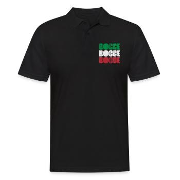 Bocce - Men's Polo Shirt - black - Front - Kai (181cm)