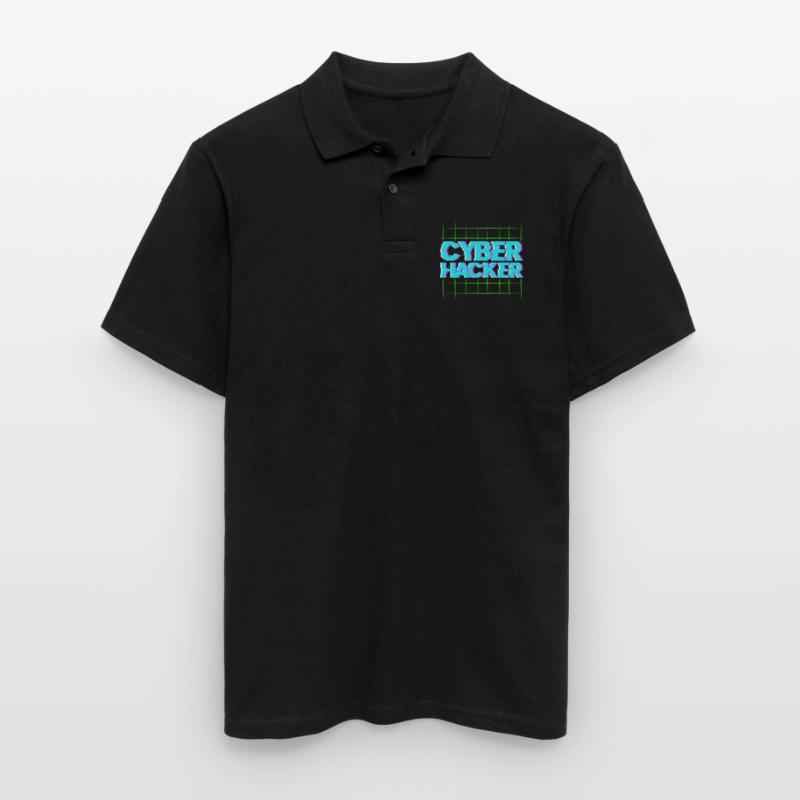 Hacker Coder Computer Hacking Cadeau Polo Homme