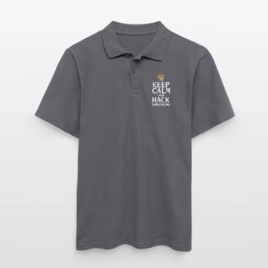 Hacker Coder Computerfreak Nerd Hacking Geschenk Koszulka polo męska