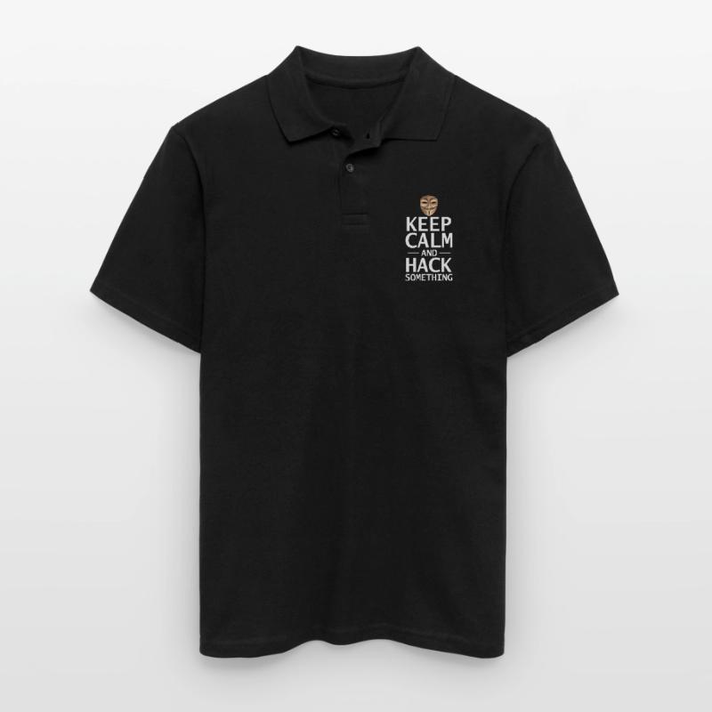 Hacker Coder Computerfreak Nerd Hacking Geschenk Polo Homme