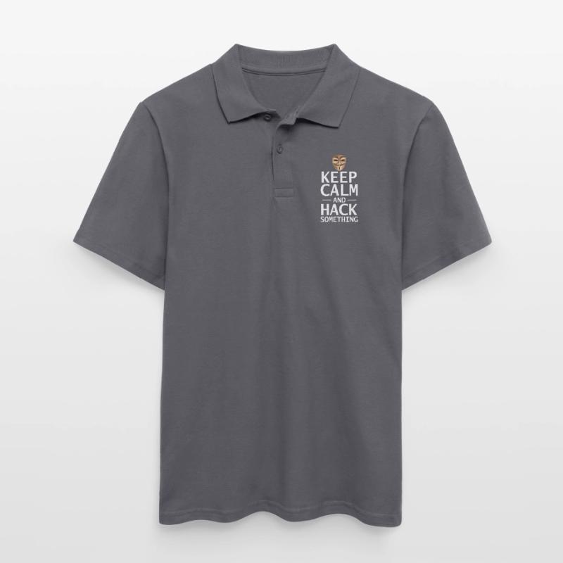 Hacker Coder Computerfreak Nerd Hacking Geschenk Polo Homme
