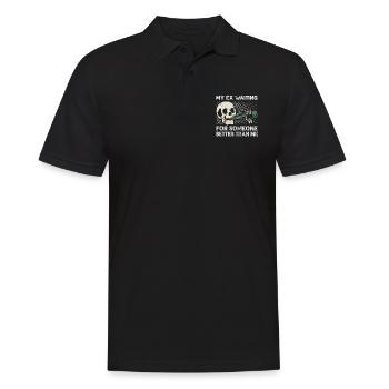 Divorce - Men's Polo Shirt - black - Front - Kai (181cm)