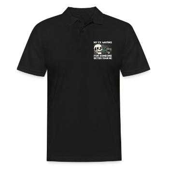 Divorce Separation End Relationship Gift - Men's Polo Shirt - black - Front - Kai (181cm)