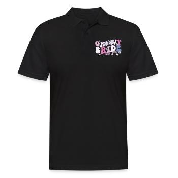 Bachelorette Hen Party Bride - Men's Polo Shirt - black - Front - Kai (181cm)