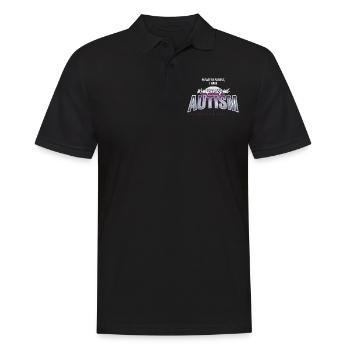 Journée de sensibilisation à l’autisme Cadeau autiste - Polo Homme - noir - Devant - Kai (181cm)