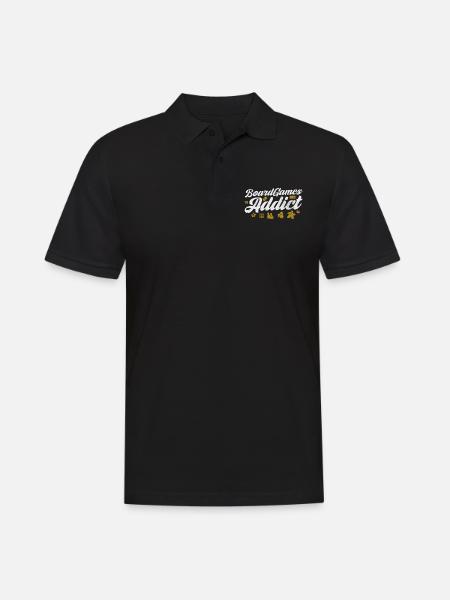 Board game - Men's Polo Shirt - black