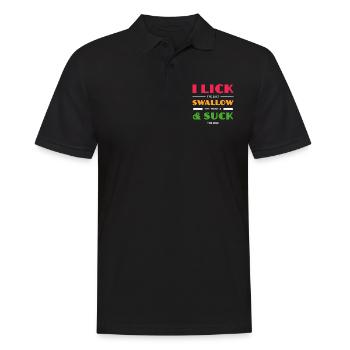 Tequila Sunrise Saufen Party Mexiko Geschenk - Männer Poloshirt - Schwarz - Vorne - Kai (181cm)