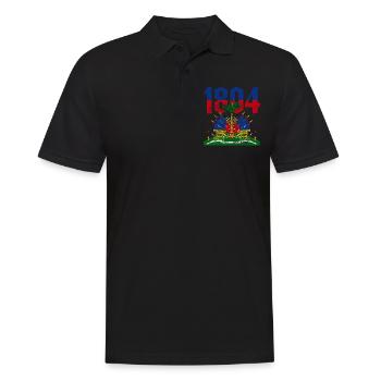 Haïti - Polo Homme - noir - Devant - Kai (181cm)