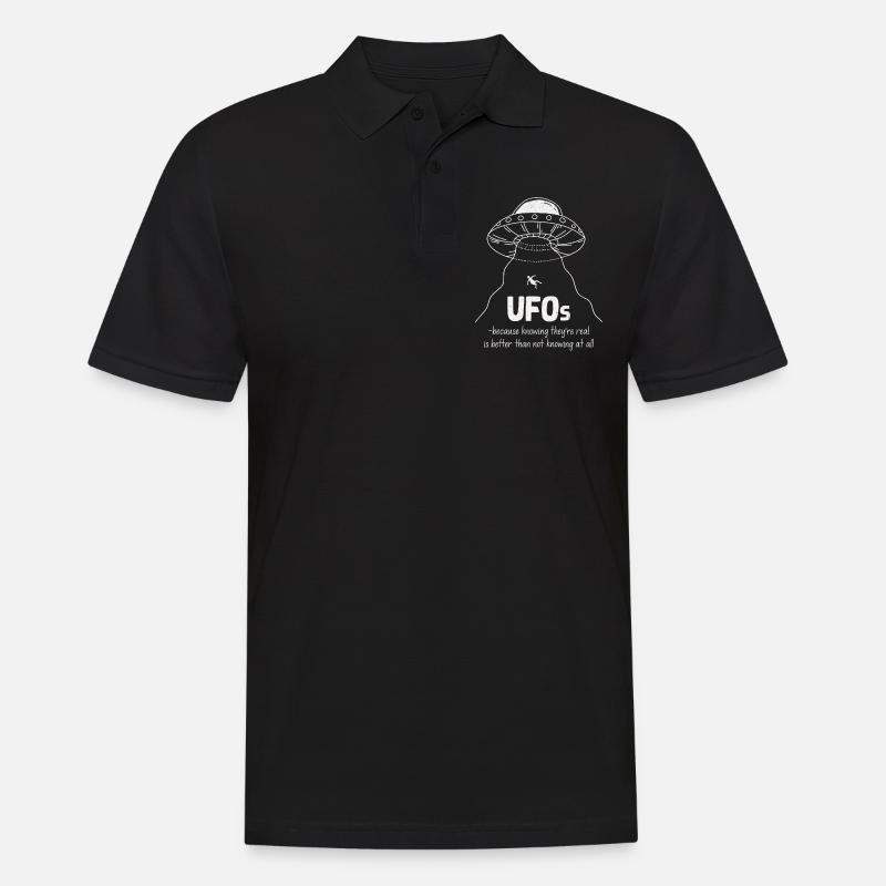 Alien - Männer Poloshirt - Schwarz