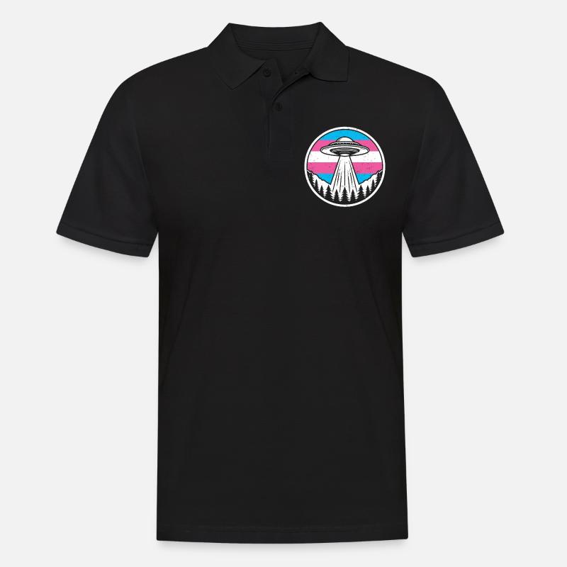 Alien - Männer Poloshirt - Schwarz