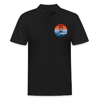 Muslim Islam Allah Ramadan Kareem Geschenk - Männer Poloshirt - Schwarz - Vorne - Kai (181cm)