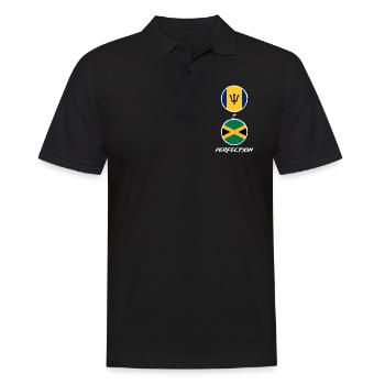 Barbados Karibik Bajan Urlaub Geschenk - Männer Poloshirt - Schwarz - Vorne - Kai (181cm)