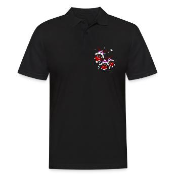 Reindeer Ladies Noël - Polo Homme - noir - Devant - Kai (181cm)