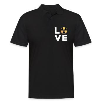 Liebesgeschenk Manip Radioologe Radiologie - Männer Poloshirt - Schwarz - Vorne - Kai (181cm)