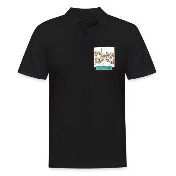 Street Food Festval - Männer Poloshirt - Schwarz - Vorne - Kai (181cm)