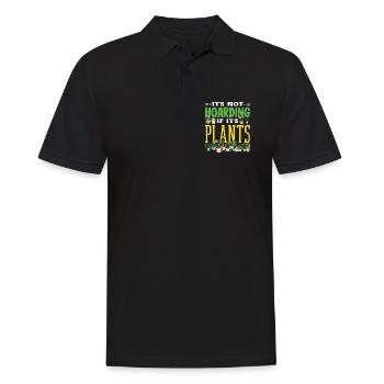 Garten- Und Pflanzenliebhaber Geschenke - Männer Poloshirt - Schwarz - Vorne - Kai (181cm)