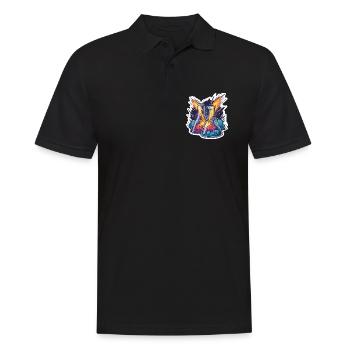 Laboratoire Geek Éducatif Expérience de la pluie de météores Quadrantide - Polo Homme - noir - Devant - Kai (181cm)