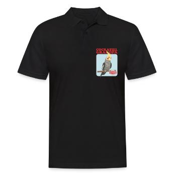 Grand-père Cockatiel | Cadeau du propriétaire d’oiseau - Polo Homme - noir - Devant - Kai (181cm)