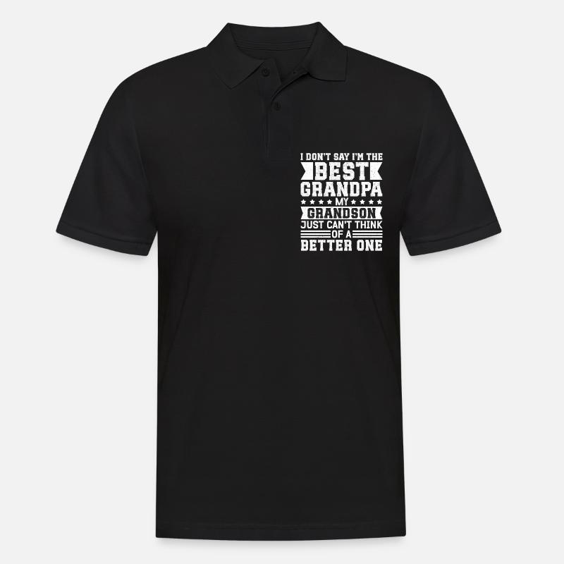 Opa Geschenke | Bester Opa Geschenkidee - Männer Poloshirt - Schwarz