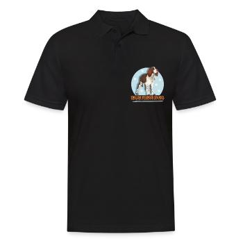 English Springer Spaniel Dad Gift - Men's Polo Shirt - black - Front - Kai (181cm)