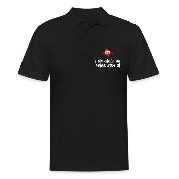 Vorarlberg - I Bin Stolz An Doige Zum Si - Männer Poloshirt - Schwarz - Vorne - Kai (181cm)