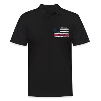 Concrete builder design for construction workers and construction site - Men's Polo Shirt - black - Front - Kai (181cm)