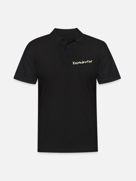 Kleinkünstler - Männer Poloshirt - Schwarz