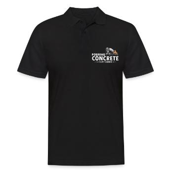 Concrete builder design for construction workers and construction site - Men's Polo Shirt - black - Front - Kai (181cm)