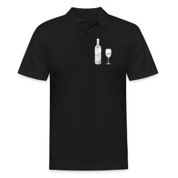 vin - Polo Homme - noir - Devant - Kai (181cm)