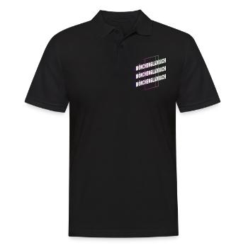 Mönchengladbach Allemagne Ville Police Accueil - Polo Homme - noir - Devant - Kai (181cm)