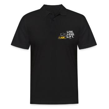 Forklift operator and forklift driver - Men's Polo Shirt - black - Front - Kai (181cm)