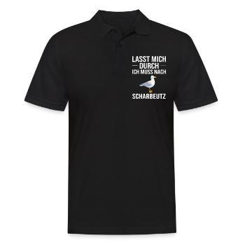 Scharbeutz Ostsee Urlaub - Männer Poloshirt - Schwarz - Vorne - Kai (181cm)