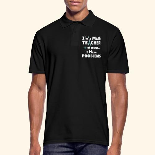 Jestem NAUCZYCIELEM matematyki - Koszulka polo męska
