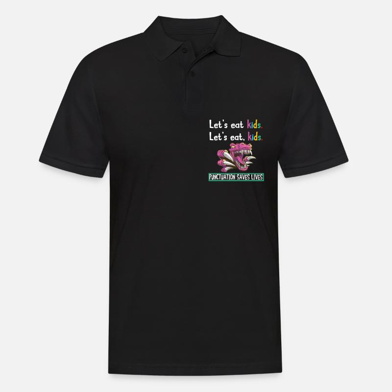 Grammatik Englischlehrer Englisch Sprache Lernen - Männer Poloshirt - Schwarz