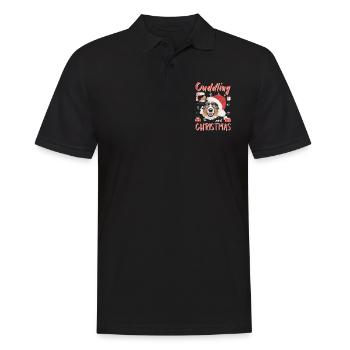 Berger australien Joyeux Noël - Polo Homme - noir - Devant - Kai (181cm)