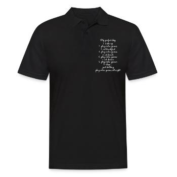 Tenue parfaite pour la journée des joueurs - Polo Homme - noir - Devant - Kai (181cm)