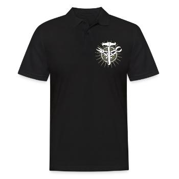 Spengler guild sign Bauspengler - Men's Polo Shirt - black - Front - Kai (181cm)