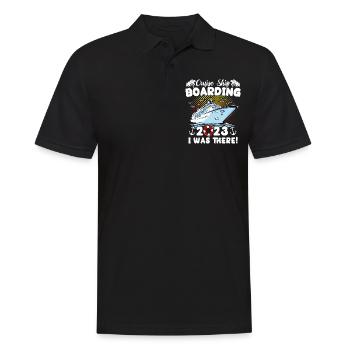 Cruise 2023 Cruise Ship - Men's Polo Shirt - black - Front - Kai (181cm)