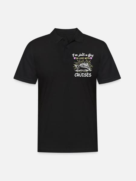 Cruise Girl - Men's Polo Shirt - black