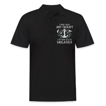 Souvenir Saugatuck - Polo Homme - noir - Devant - Kai (181cm)