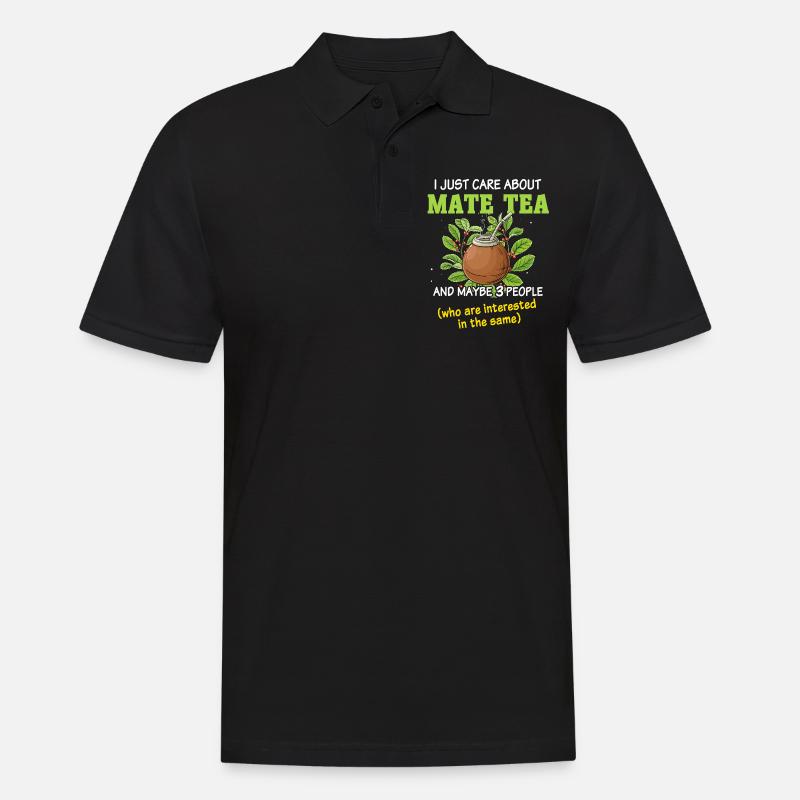 Mate Tee - Männer Poloshirt - Schwarz