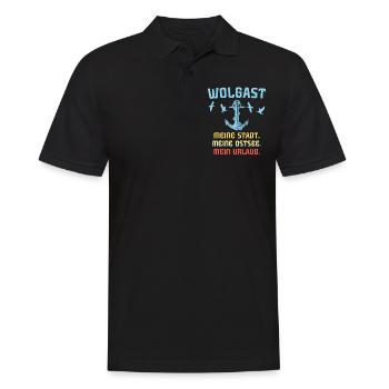 Dictons de Wolgast - Polo Homme - noir - Devant - Kai (181cm)