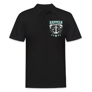 Kappeln Kappelner - Männer Poloshirt - Schwarz - Vorne - Kai (181cm)