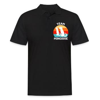 Suricates amusants - Polo Homme - noir - Devant - Kai (181cm)