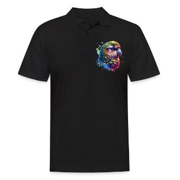 Perroquet de nuit - Polo Homme - noir - Devant - Kai (181cm)