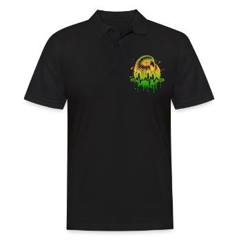 Kakapo Cardio Nachtpapagei - Männer Poloshirt - Schwarz - Vorne - Kai (181cm)
