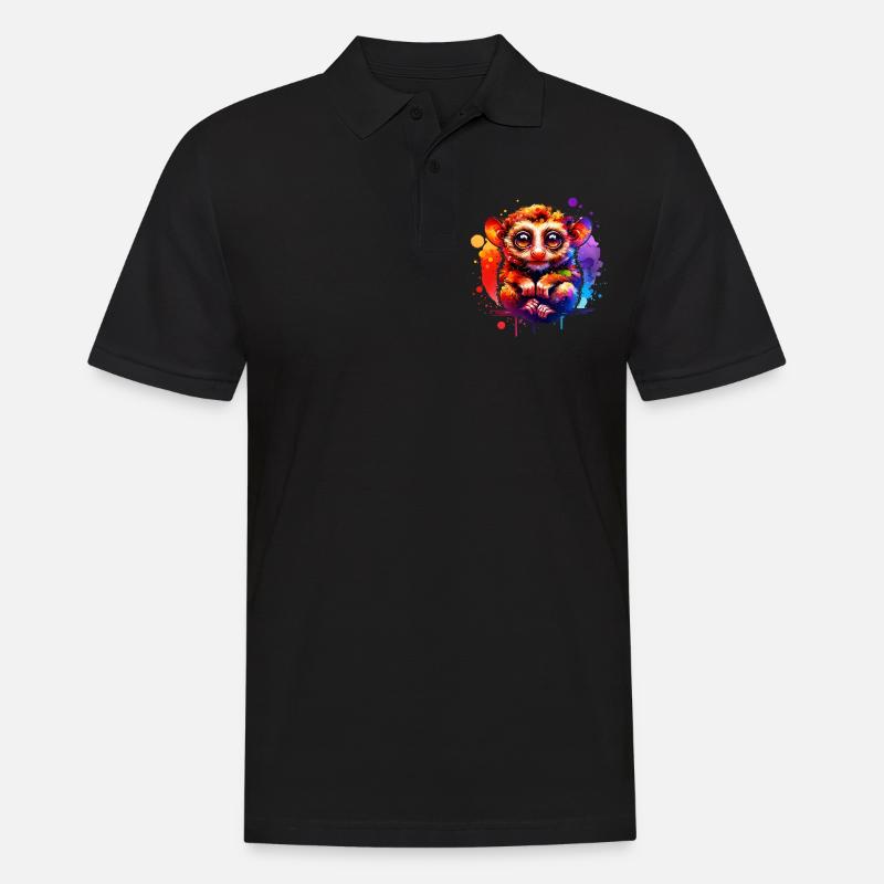 Tarsier Koboldmaki - Polo Homme - noir