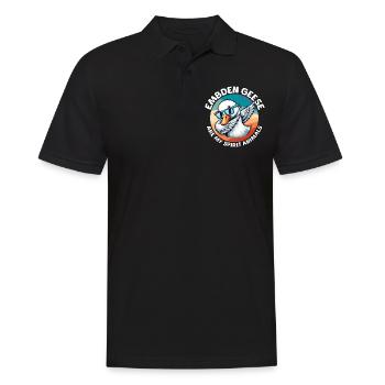 Dictons drôles d’Emdengans - Polo Homme - noir - Devant - Kai (181cm)